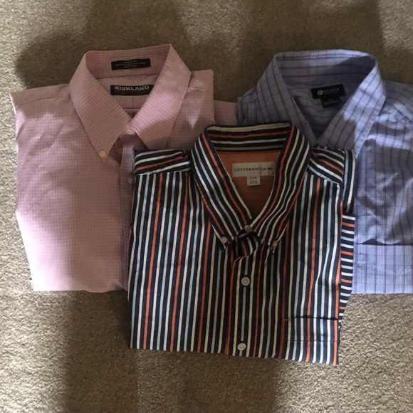 Men’s Short Sleeve Button Down Shirt Bundle with 3 qty great shirts - Picture 2 of 14